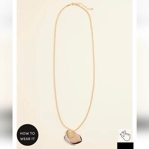 ❤️MULTI HEART PENDANT LONG NECKLACE❤️